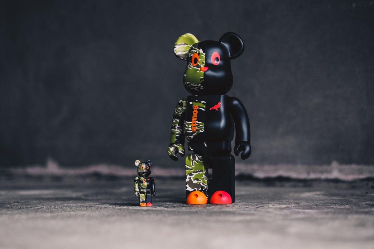 MEDICOM TOY BE@RBRICK atmos x STAPLE #3 100% & 400% 20SU-S