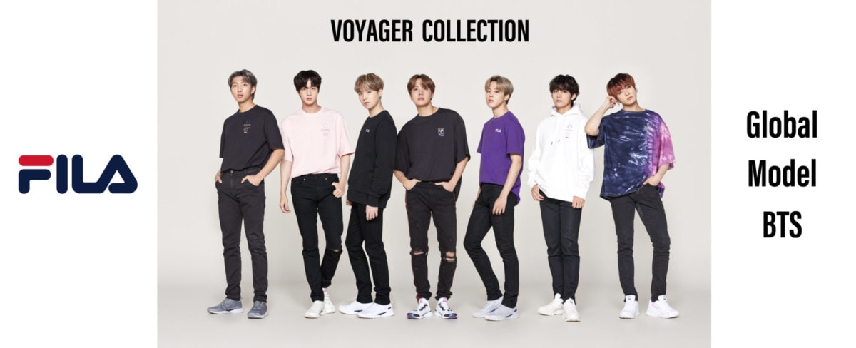 FILAとBTSのスペシャルコラボ”Voyager Collection”が新登場！ | atmos 