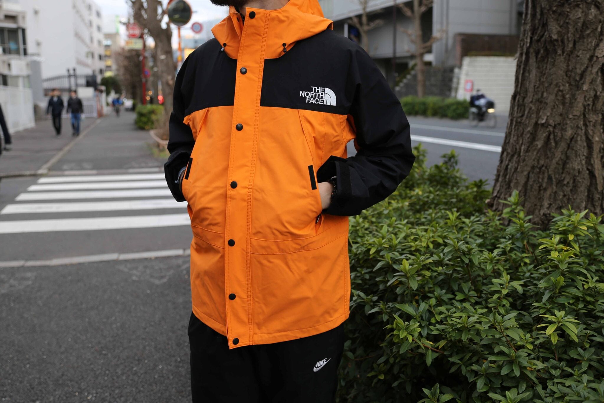 THE NORTH FACE マウンテンライトジャケット　オレンジ　XL