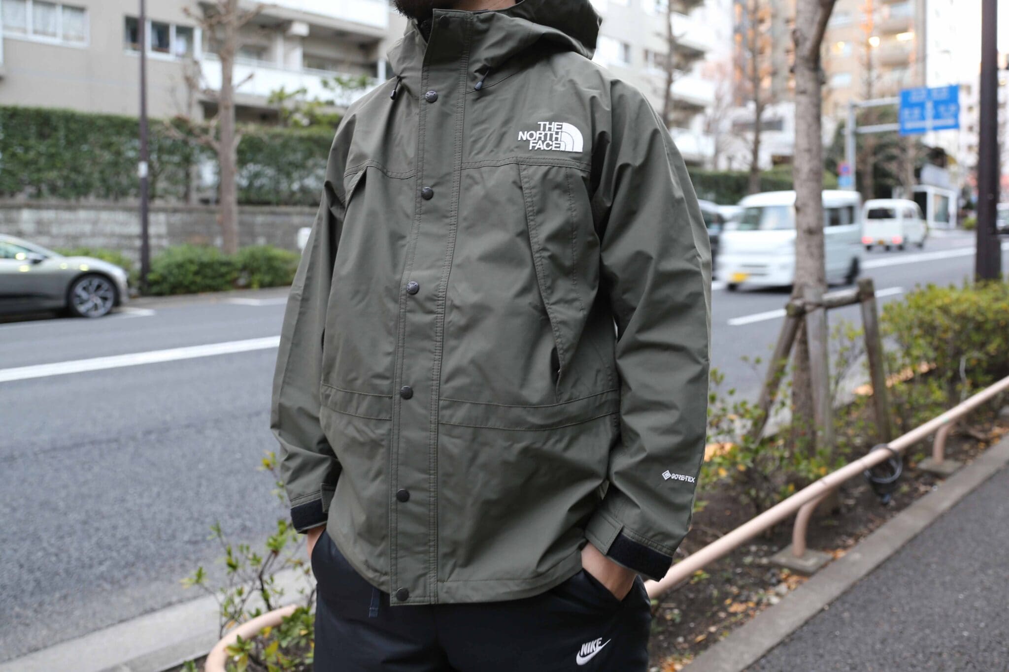 極美品 THE NORTH FACE マウンテンライトジャケット ニュートープ-