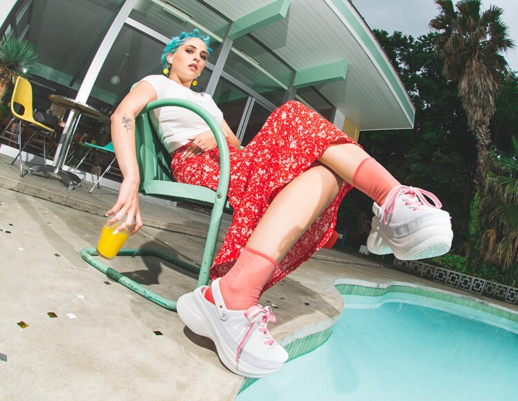 crocs X atmos Pink Classic Bae Clog