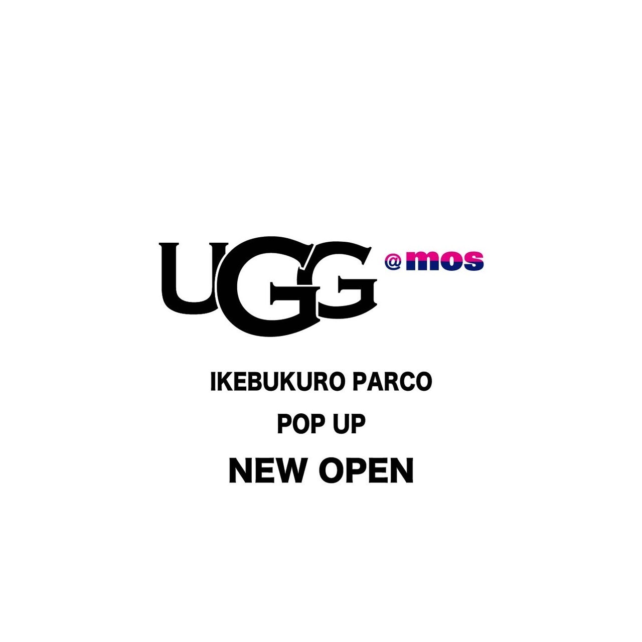 UGGとatmosのコラボショップUGG@mos(アグ アトモス)の期間限定ショップが池袋パルコにOPEN!